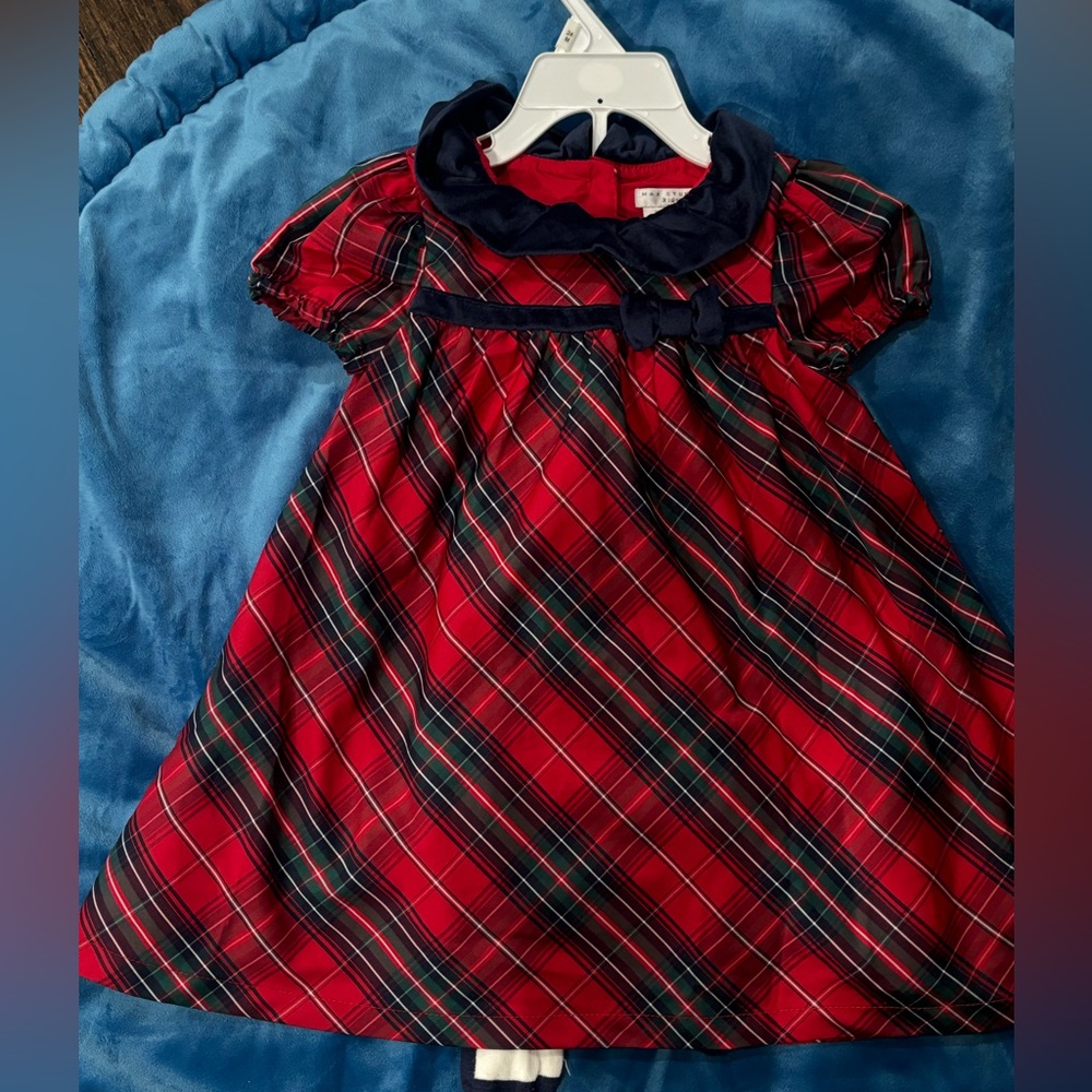 24 Month Dress Set with warm stockings